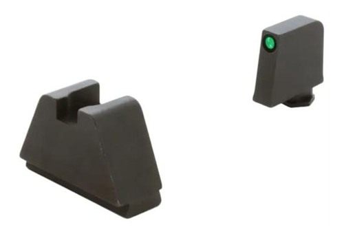 AmeriGlo Optic Compatible Sight Set for Glock - 4XL Tall Green Tritium Blac view 2