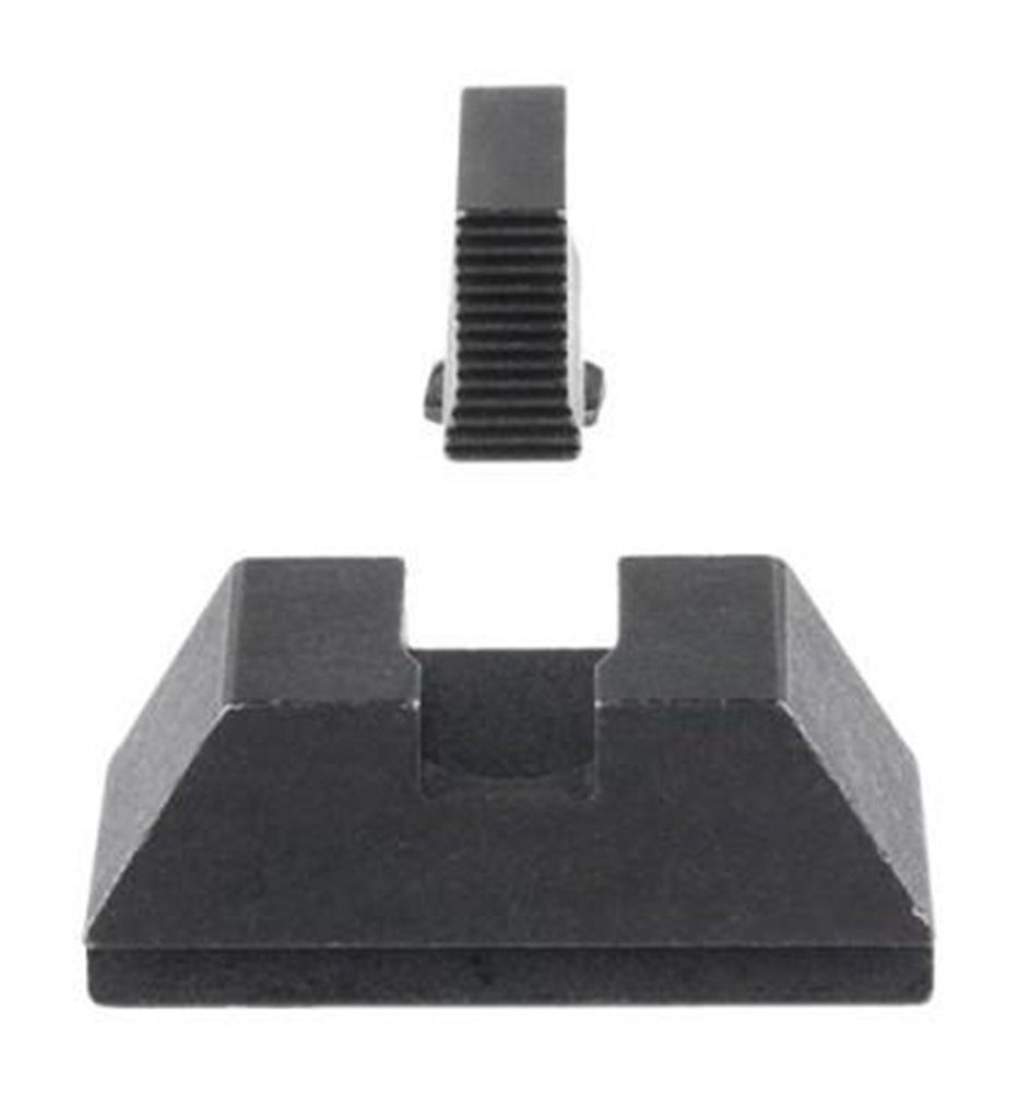 AmeriGlo Optics Compatible Handgun Sight Set for Glock Flat Black .295? Rea view 2