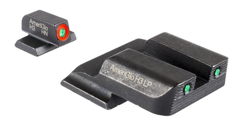 Ameriglo Trooper Tritium Handgun Sight Set for S W M P (Excludes .22/.380/S