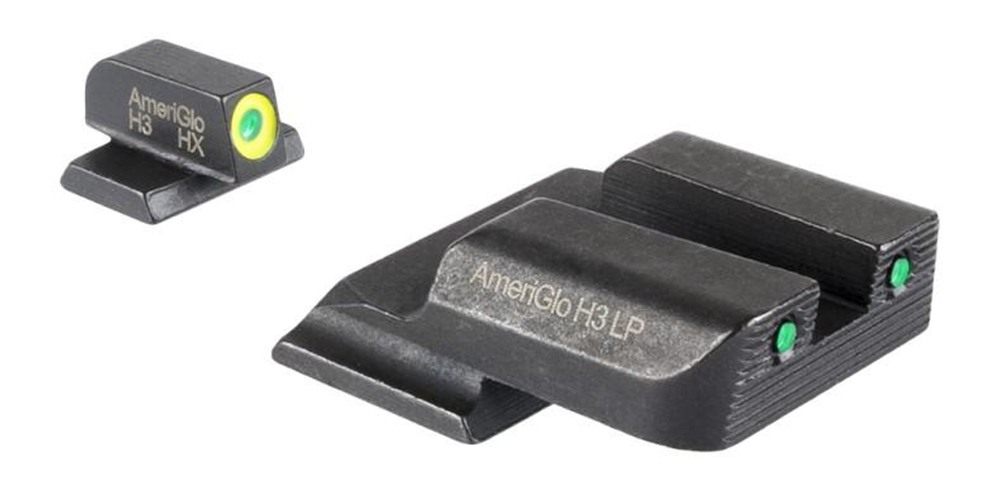 Ameriglo Trooper Tritium Handgun Sight Set for S W M P Shield (Excludes EZ)