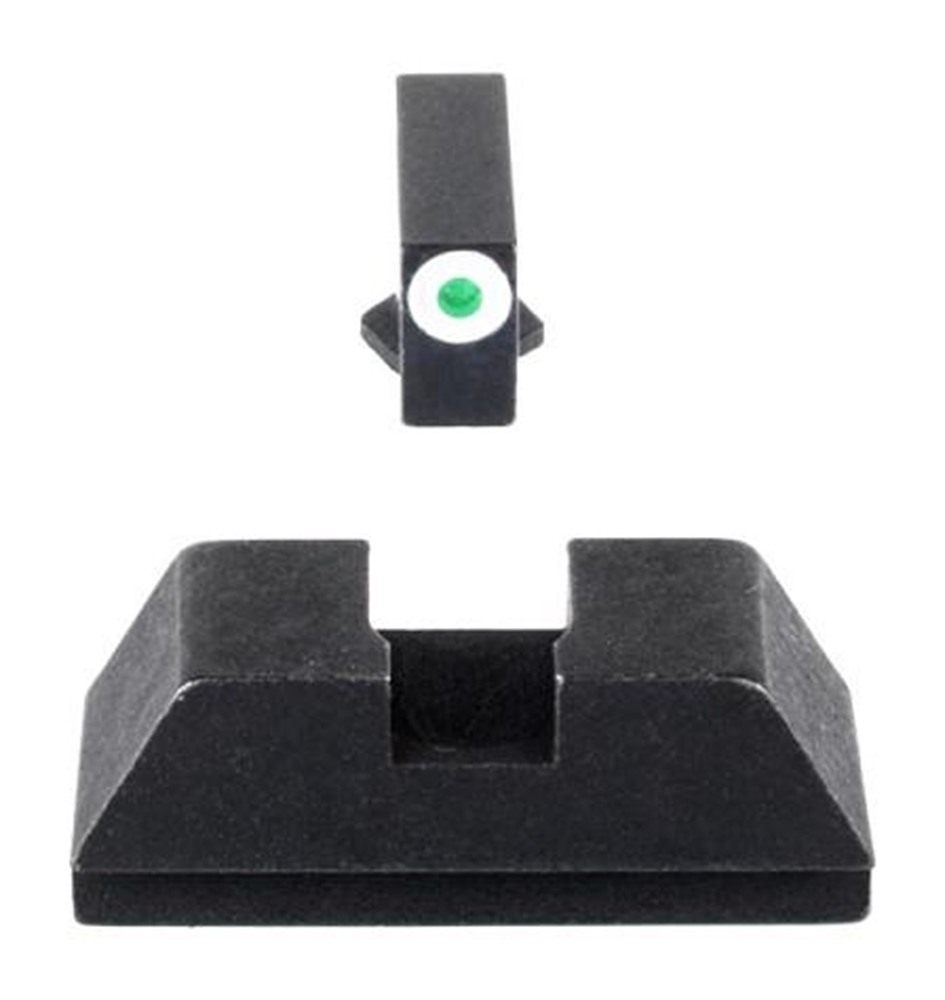 AmeriGlo Optics Compatible Tritium Handgun Sight Set for Glock Flat Black . view 2