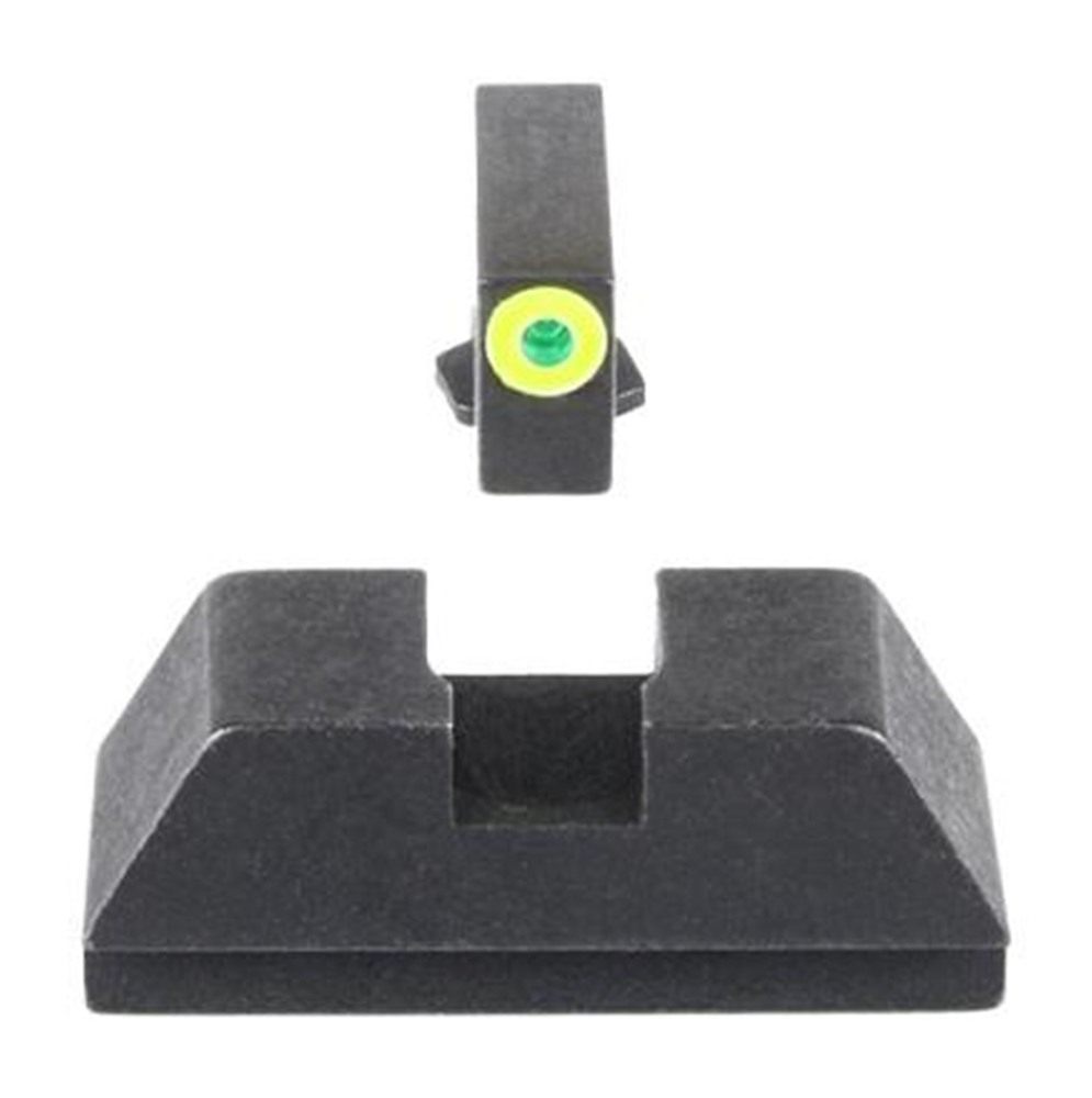 AmeriGlo Optics Compatible Tritium Handgun Sight Set for Glock Flat Black . view 2