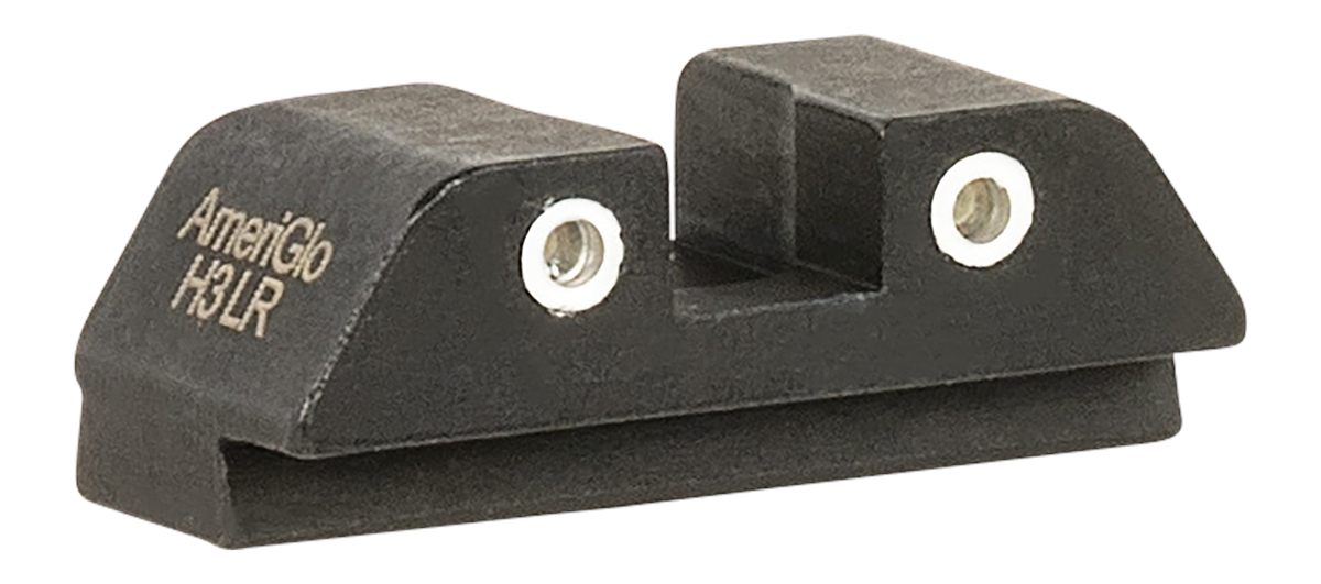 Ameriglo GL8113R Tritium Rear Sight for Glock Green White Outline