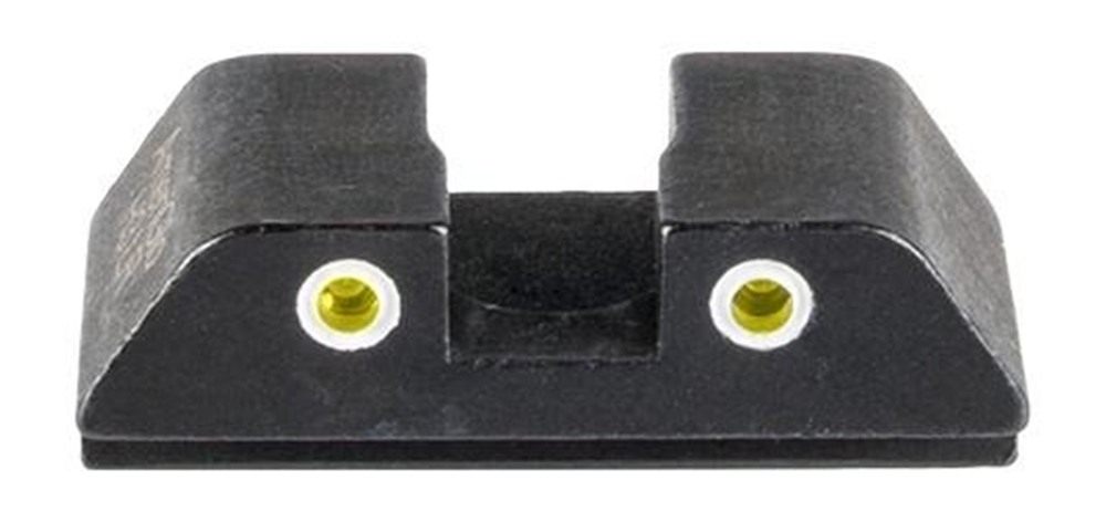 Ameriglo Tritium 2-Dot Rear Handgun Sight for Glock 42/43/43x/48 Yellow wit view 2