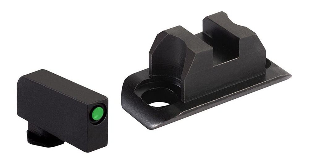 Ameriglo Optic Compatible Sight Set for Glock 43X/48 A-Cut Green with Black view 2