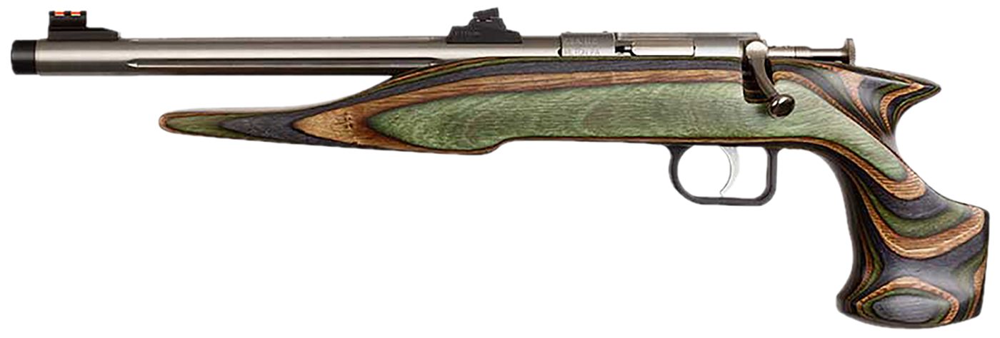 Chipmunk 41105 Hunter Adult 22 Mag 1rd 9in Threaded Stainless Steel Single