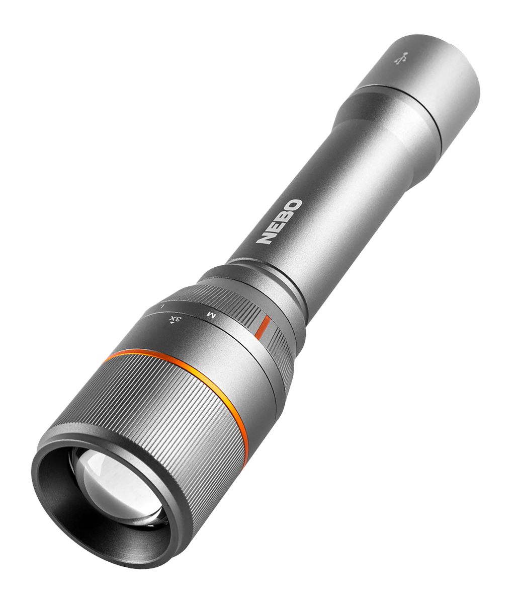 Alliance Consumer Group Nebo NEBFLT0021 Davinci 3500 Flashlight Gray 70/700