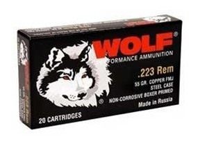 Wolf Performance Ammunition WPA Military Polyformance Rifle .223 Rem 55 gr