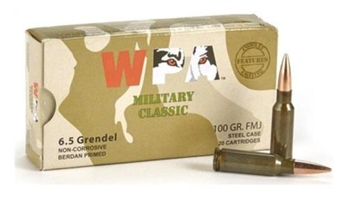 Wolf Performance Ammunition Military Classic Rifle 6.5 Grendel 100gr FMJ 26