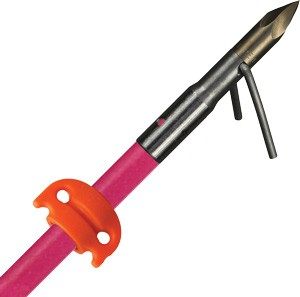 AMS BOWFISHING FIBERGLASS ARROW CHAOS POINT PINK W/SS