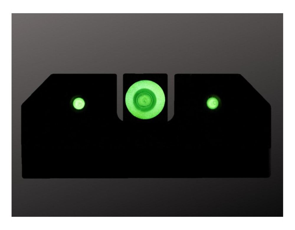 Xs Sight Systems R3D Night Set for Glock 42/43/43x/48 Green Bulk 20/ct
