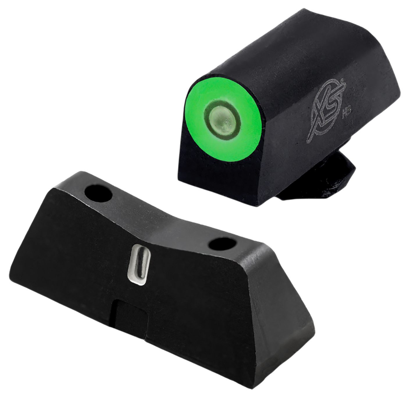 XS Sights GLX202S5G DXT2 Pro Night Set Green Tritium Front/Black Oxide Comp