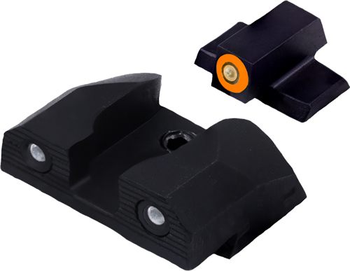 XS Sights SWR209S6N R3D 2.0 Orange Tritium Front/Black Oxide Fits S W Bodyg view 2
