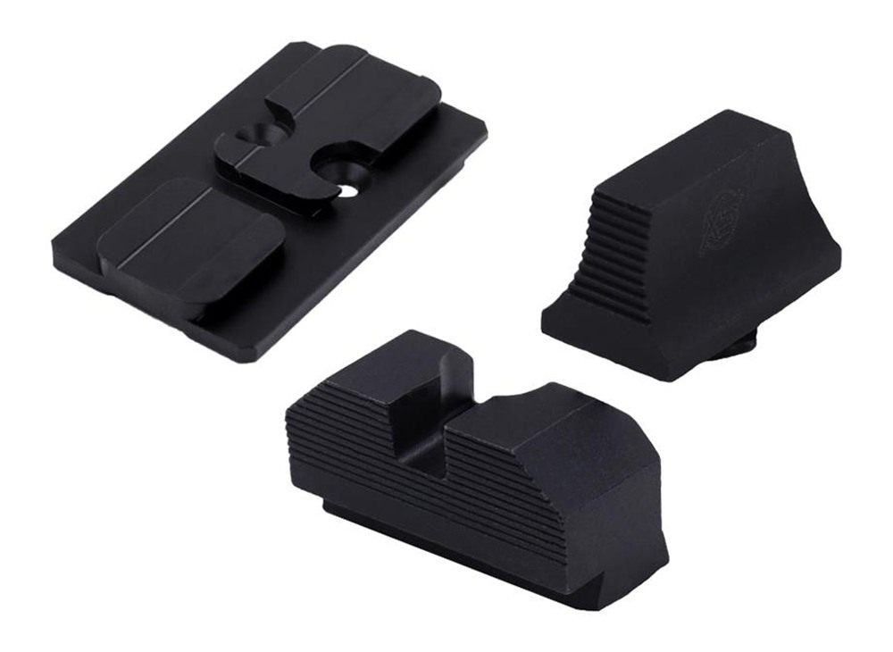 XS Sight Systems Glock MOS Optic Mount Bundle for Acro Non Tritium Black