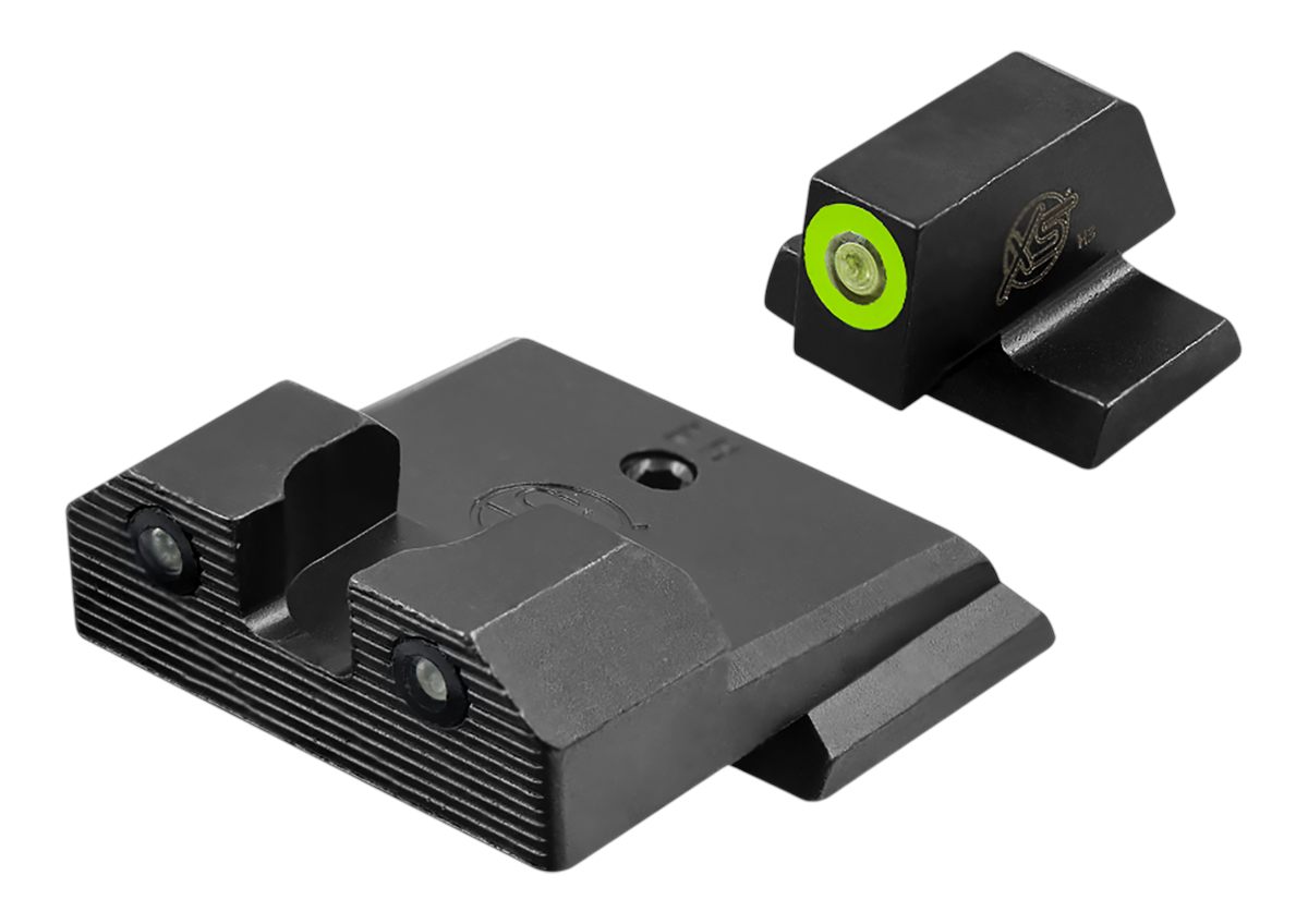 XS Sights SWR206P6G R3D 2.0 Night Set Green Tritium Front/Black Oxide Fits