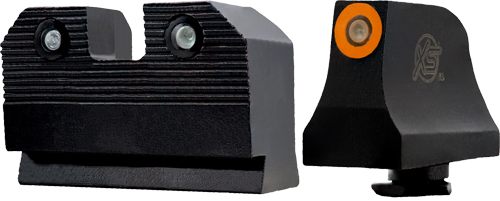 XS Sight Systems GLR204P6N R3D 2.0 Night Set Orange Tritium Front/Black Oxi view 4