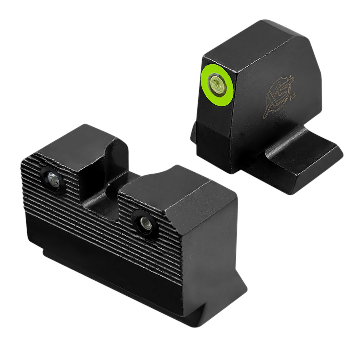 XS Sights SWR205P6G R3D 2.0 Night Set Green Tritium Front/ Black Oxide Fits