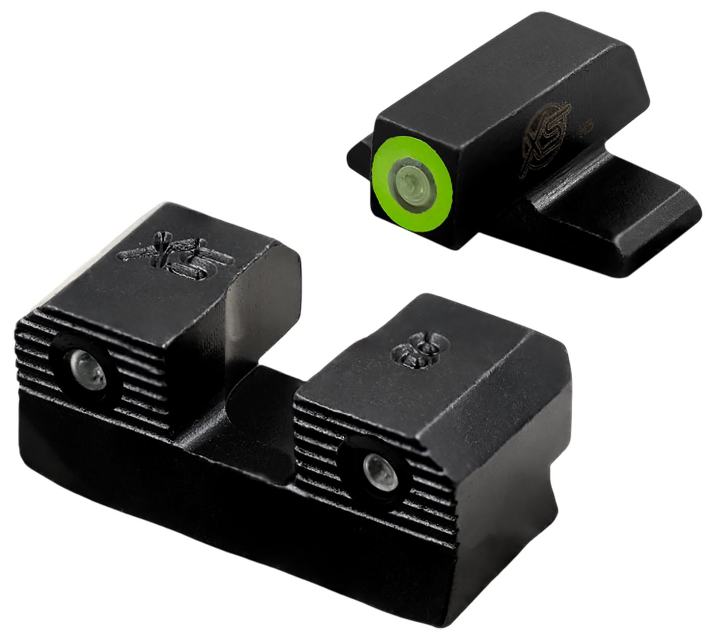 XS Sights SIR201P6G R3D 2.0 Night Set Green Tritium Front/Black Oxide Fits