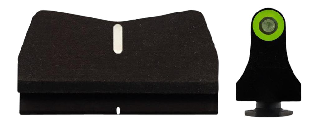 Xs Sight Systems GL0015P4G DXT2 Standard Dot Green/White Tritium Front/Blac
