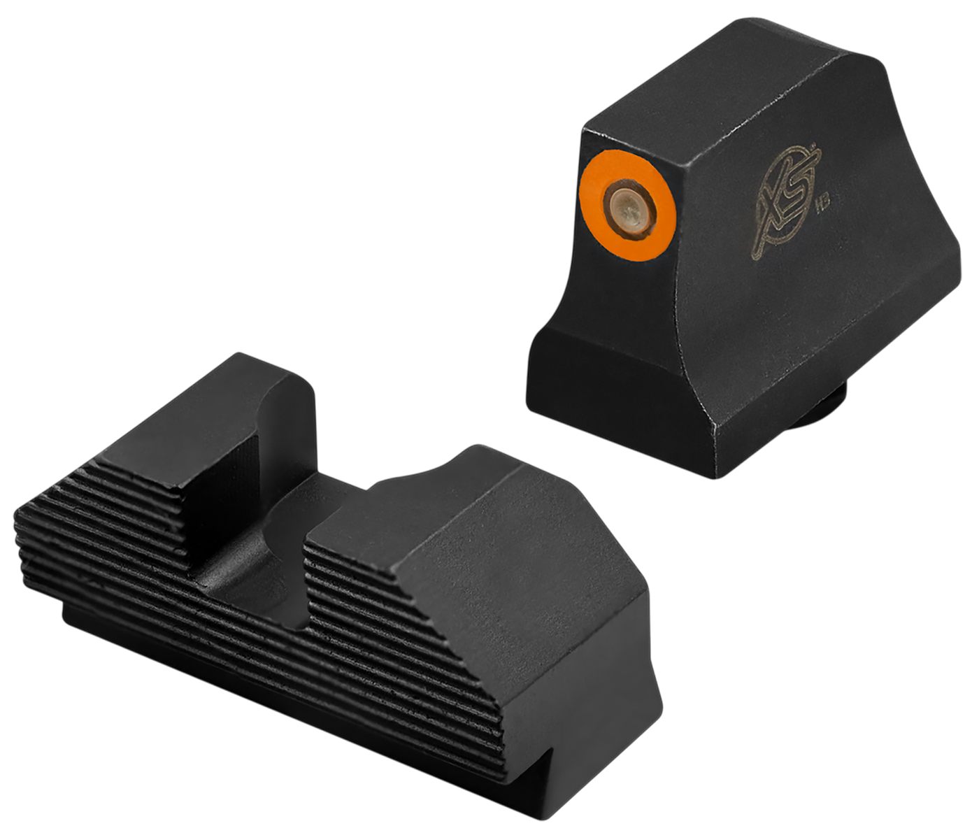XS Sights GLM020P4N Minimalist Night Set Orange Tritium Front/ Black Oxide