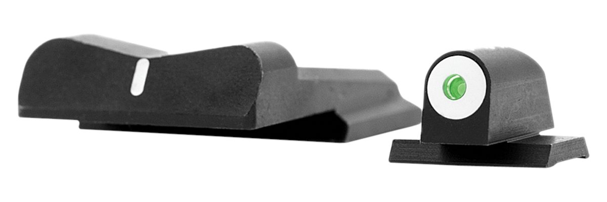 XS Sights SW0019S3 DXW Big Dot Night Wesson Black | Green Tritium White Out