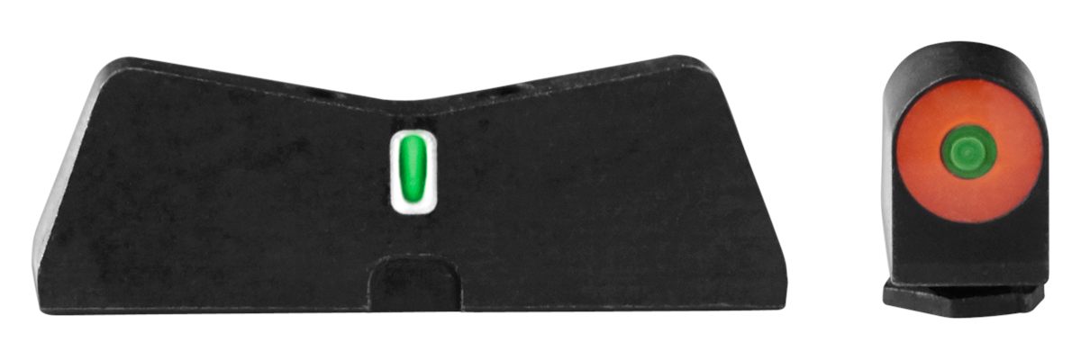 XS Sights GL0010S5N DXT2 Big Dot Night fits Glock Black | Green Tritium Ora