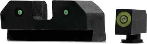 XS Sights Systems RDE Night Green - Glock 17 19 22-24 26 27 31-36 38