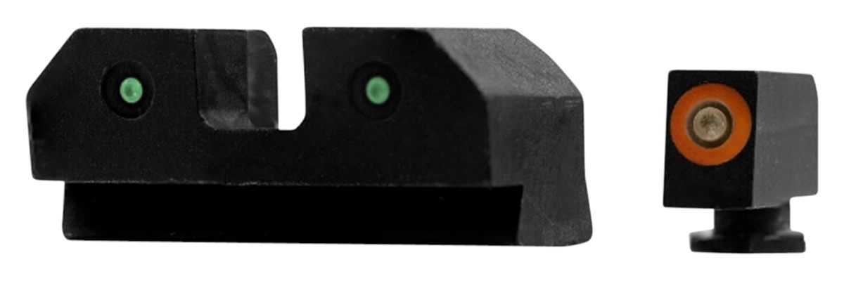 XS Sights GLR012P6N R3D Night fits Glock Black | Green Tritium Orange Outli