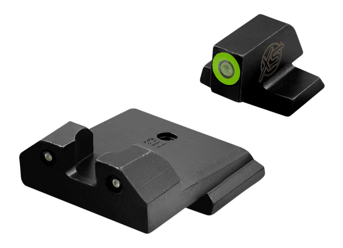 XS Sights SWR033S6G R3D Night Smith Wesson Black | Green Tritium Outline Fr