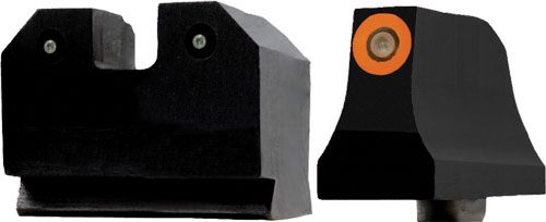 XS Sights GLR021P6N R3D Night fits Glock Black | Green Tritium Orange Outli view 2