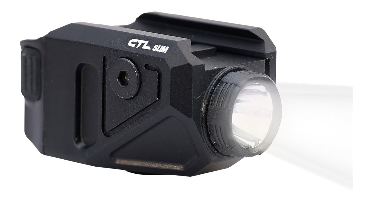 Viridian 9300050 CTL Slim C Series Black Glock 43X/48 MOS 550 Lumens 25 Yar