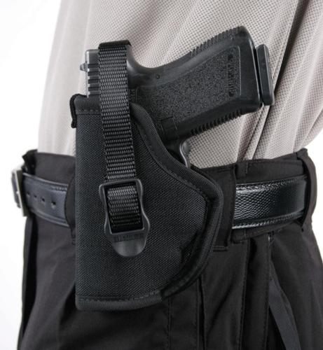 Blackhawk Nylon Hip Holster, Size 07, Left Hand, (Barrel Large Autos, Open