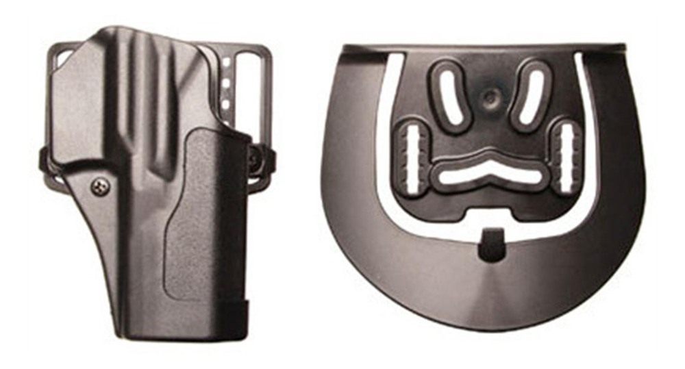 Blackhawk Sportster Standard Holster with Belt Loop and Right Paddle Matte view 2