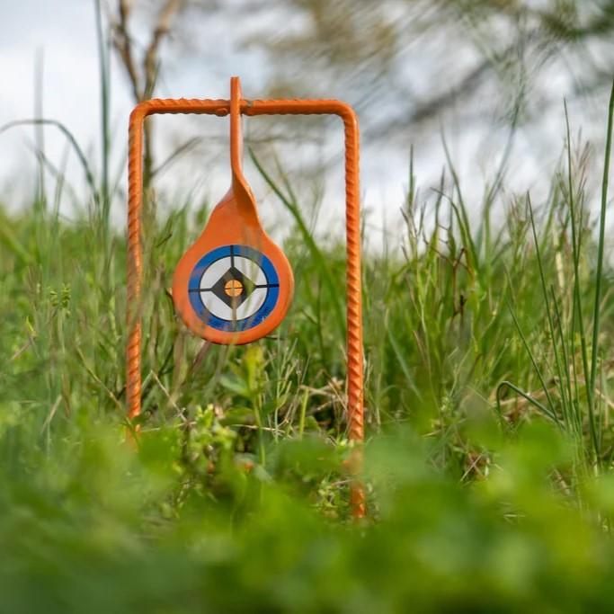 Do All Traps Steel Target Reactive .22 Single Spinner Rebar view 2