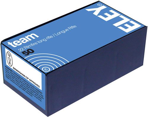 ELEY TEAM 22LR 40GR EPS 50RD 100BX/CS
