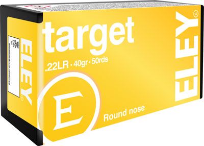 ELEY TARGET 22LR 40GR RN 50RD 100BX/CS