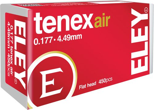 ELEY TENEX AIR PELLETS 177 4.49MM 8.2 GRAINS 450-PACK