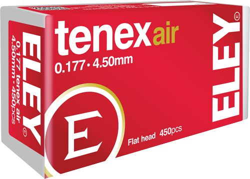 ELEY TENEX AIR PELLETS 177 4.50MM 8.2 GRAINS 450-PACK