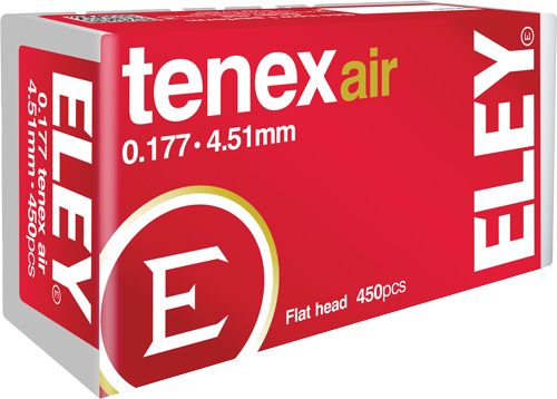 ELEY TENEX AIR PELLETS 177 4.51MM 8.2 GRAINS 450-PACK