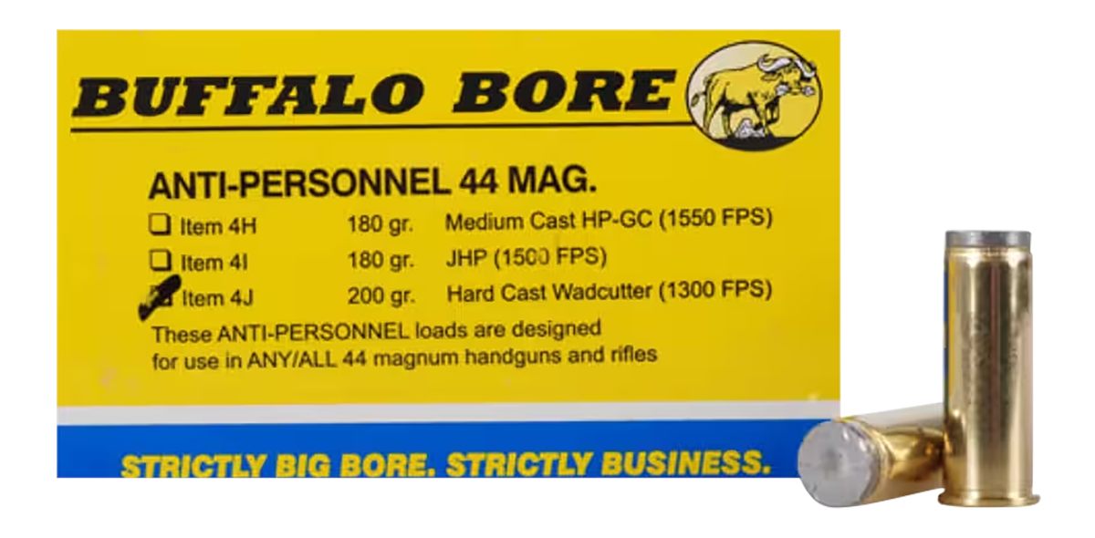 Buffalo Bore Ammunition 4J20 Anti-Personnel Strictly Business 44 Rem Mag 20