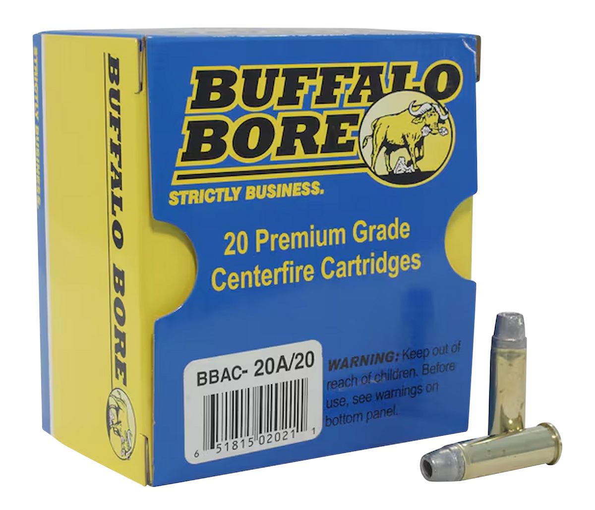 Buffalo Bore Ammunition 20A20 Heavy Strictly Business 38Special +P 158gr Soft Cast Hollow Point 20 Per Box/12 Case