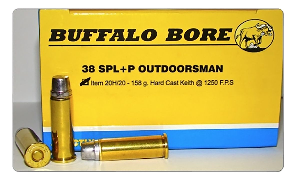 Buffalo Bore Ammunition 20H20 Outdoorsman Strictly Business 38 Special +P 1