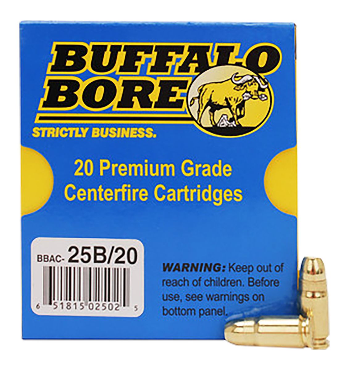 Buffalo Bore Ammunition 25B20 Heavy Strictly Business 357 Sig 125gr Full Me