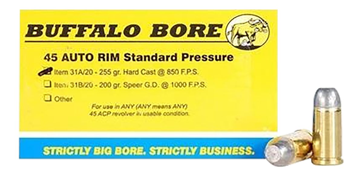 Buffalo Bore Ammunition 31A20 Standard Pressure Strictly Business 45 Auto R