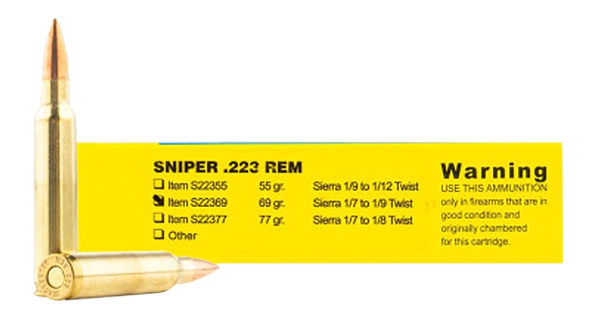 Buffalo Bore Ammunition S2236920 Sniper Strictly Business 223 Rem 69gr Holl