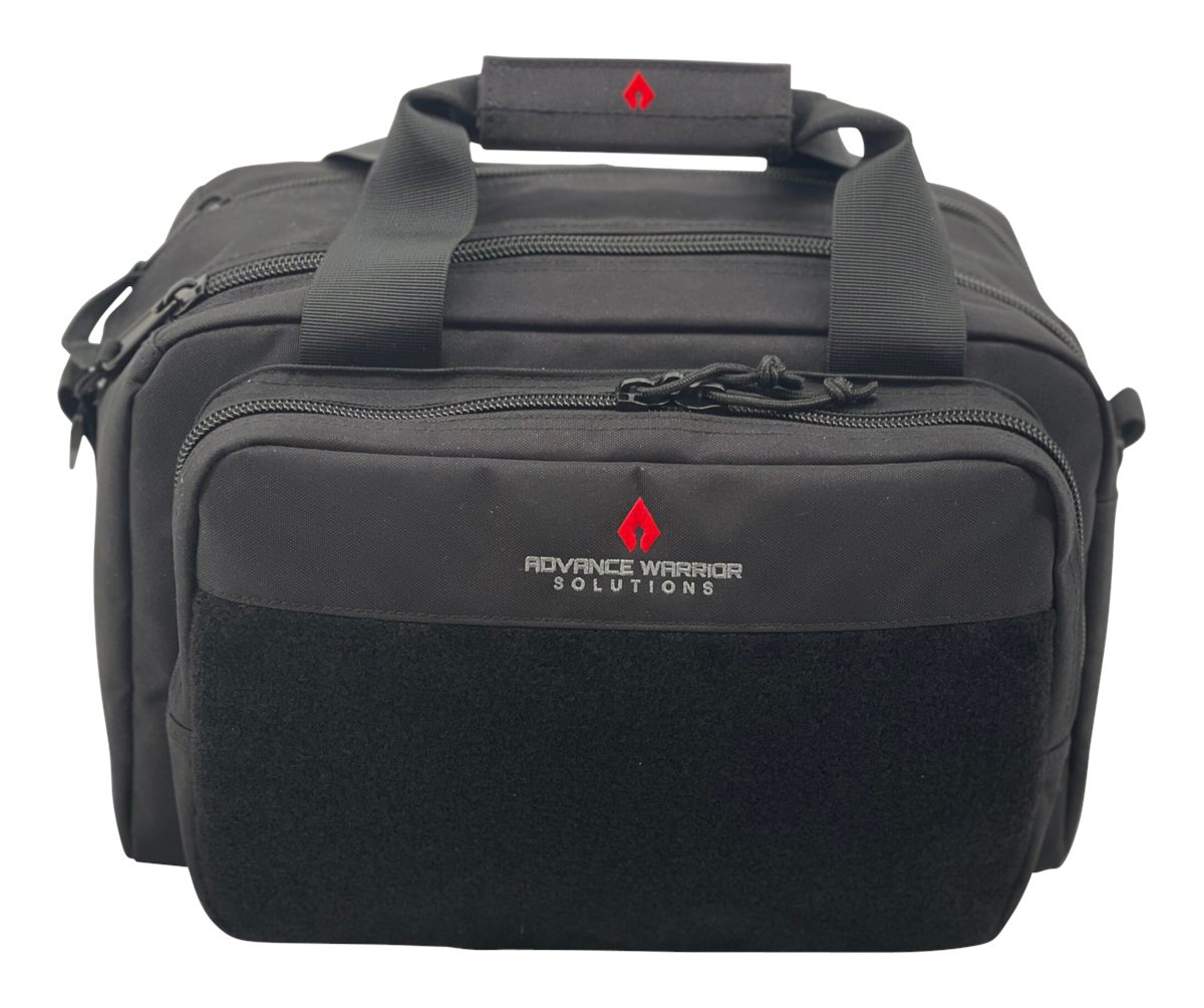 Advance Warrior Solutions Tactical Firearms Handgun Carrying Range Bag - Sh
