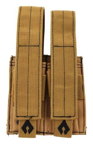 Advance Warrior Solutions Pistol Double Mag Pouch Tan