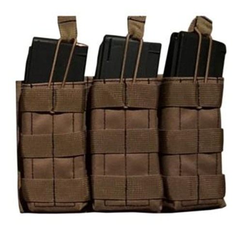 Advance Warrior Solutions Open Top Triple Mag Pouch Tan