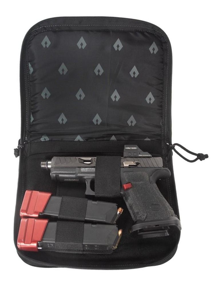 Advance Warrior Solutions SPC9 Single Pistol Case 9.50in Long Black Durable view 2