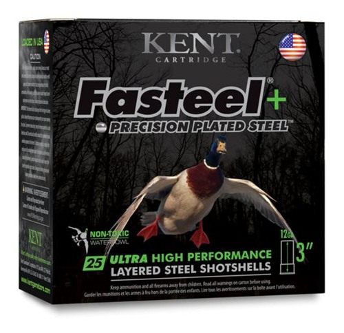 Kent Cartridge Fasteel + Precision Plated Steel Waterfowl Shotshells 12ga 3 view 2